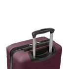 Bugatti - Valise de cabine à coque rigide 21.50po de la collection Monaco - Figue-Roulettes doubles pivotantes à 360 degrés pour un roulement fluide et silencieux (8 roues)