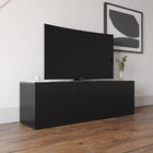 Nexera - Trelisse Meuble Tele 3 portes Noir 60 pouce-4