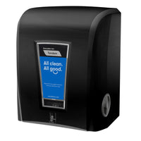 Cascades PRO Tandem Distributrice à Essuie-mains Électronique - Noir-Batterie avec longue durée de vie
