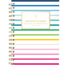 AT-A-GLANCE - Agenda hebdomadaire/mensuel bande joyeuse Emily Ley Simplified 2026 - 8 1/2 po H x 5 3/8 po l - multicoloure - bilingue-12 mois avec onglet : janvier à décembre 2026
