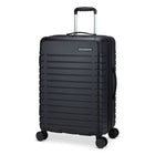 Travelite - Epicure 19 po Valise de cabine rigide - Noir-Fabriqué en polycarbonate, il offre une résistance robuste aux chocs, à la pression, à la chaleur, au froid et aux rayures, garantissant ainsi une durabilité et une protection durables de vos effets personnels