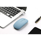 Basic Tech - Souris sans fil SI, bleu-Boutons silencieux