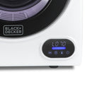 BLACK+DECKER - Sèche-linge compact 1,5 pi³ - blanc-Fonction de séchage par capteur : mesure l’humidité et ajuste automatiquement la température pour un séchage plus efficace.