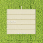 Outsunny - remplacement de toit rétractable pour pergola 8,2 pi L x 8,4 pil , pour cadre 10 pi L x 10 pi l (couverture supérieure uniquement), blanc crème-10 trous de drainage d'eau