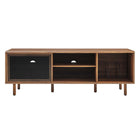 Modway - Kurtis 67 po Meuble à disques TV et vinyle, Noyer-8