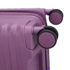 TUCCI - Bagage à main rigide Lussore 20 po - Violet-Conception extensible – Capacité d’emballage supplémentaire lorsque nécessaire. Ajoute de l’espace de rangement supplémentaire quand vous en avez besoin, parfait pour ramener des souvenirs