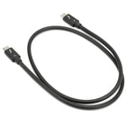 OWC - Câble Thunderbolt USB-C 28" - Noir-100 % compatible USB-C : connectez-vous aux Mac, PC, iPad, Chromebooks, Surface et autres appareils d'aujourd'hui, de demain et d'hier avec un port Thunderbolt 3, Thunderbolt 4, USB-C ou USB4