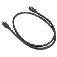 OWC - Câble Thunderbolt USB-C 28" - Noir-100 % compatible USB-C : connectez-vous aux Mac, PC, iPad, Chromebooks, Surface et autres appareils d'aujourd'hui, de demain et d'hier avec un port Thunderbolt 3, Thunderbolt 4, USB-C ou USB4
