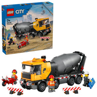 LEGO - City Great Vehicles La bétonnière-LEGO City La bétonnière – Camion de chantier pour les enfants de 7 ans et plus