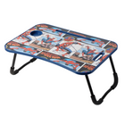 Danawares - Bureau d'appoint pliable Marvel Spider-Man-Porte-gobelet intégré : ses pieds rabattables offrent une surface surélevée et stable et se replient à plat pour un rangement compact , cela permet d'éviter les renversements et de garder les boissons à portée de main