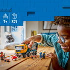 LEGO - City Great Vehicles La bétonnière-Grand camion avec 8 pneus en caoutchouc et 3 figurines d’ouvriers de chantier