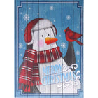 Mill Brook Studio - Cartes de souhaits Noël / Enveloppes - 5-3/8 po x 7-3/4 po - Manchot et Cardinal - Paquet de 18-Cartes de souhaits qualité boutique