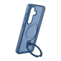 AXS - PROShield Stand MagSafe Compatible pour Samsung Galaxy S26 - Bleu-Pied rotatif à 360° pour visionnement en mode portrait ou paysage 