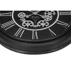 Monarch Specialties - Horloge - 23 po Rond - Mécanisme D'Engrenage - Horloge Murale - Noir - Transitionnel-L'absence de tic-tac crée un environnement silencieux et, sans assemblage, il suffit d'insérer 3 piles AA (non incluses) et de les suspendre pour obtenir un look transformé