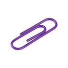 JAM Paper - Trombones standard colourés - 1 pouce - violets - paquet de 100- Trombones de qualité supérieure fabriqués à partir de fil d'acier recouvert de vinyle de haute qualité