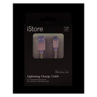 iStore - Câble Lightning pour recharge et synchronisation, gris cosmique-1,2 m de longueur