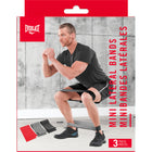 Everlast - Minibandes Latérales, 3 pcs-Mini bandes de résistance latérales Everlast idéales pour l'échauffement, la récupération et l'activation musculaire