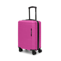 Swiss Mobility - Valise de cabine rigide 21.50po de la collection YVR - Rose-Fabriqué en ABS/PC