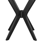 Modway - Crossroads Rond 24 po Bois Table d’appoint - Noir-7