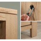 Sauder - Mur de rangement Newberry Lane - Pin kaki-Dimensions: 47,25 po L x 14,75 po P x 70,25 po H