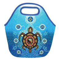Oscardo - Sac-repas Medicine Turtle de James Jacko-Motifs d’art autochtone authentiques - Met en valeur de magnifiques œuvres d’art créées par des artistes des Premières Nations, inuits et métis de partout au Canada, apportant la richesse des cultures autochtones et leur créativité au quotidien