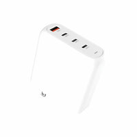 Creative Labs - Chargeur mural GaN 51MZ0520AA000 100W à 4 ports - Blanc-Assure une charge efficace et rapide avec une densité de puissance plus élevée