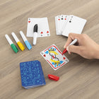Kikkerland - Faire Ses Propres Cartes À Jouer-Comprend un jeu de cartes vierges et 5 marqueurs de couleur