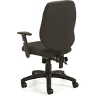 Offices to Go - Fauteuil d’opérateur à dossier moyen Six 31, Quilt noir-Le réglage pneumatique de la hauteur du siège permet de soulever ou d’abaisser le siège pour permettre à vos pieds de reposer à plat au sol, évitant la pression sous vos cuisses et favorisant la circulation sanguine.