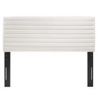 Modway - Tranquil Tête de lit complète/Queen, Blanc-Rembourrage en mousse dense