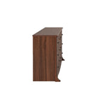 PrepacMD – Commode à 6 tiroirs Monterey, cerise, 29 po-Côtés des tiroirs en vrai bois verni incolore