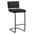 Modway - Parity Boucle Tabourets de comptoir - Noir noir - Ensemble de 2-Tabourets de comptoir modernes du milieu du siècle
