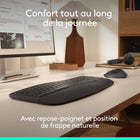 Logitech - Signature Comfort Plus MK880 ensemble clavier et souris sans fil - Noir-Adapté à vos besoins : les boutons personnalisables via Logi Options+ s'adaptent à vos tâches et vous aident à en faire plus , dans l'application, vous pouvez augmenter la productivité entre les applications, ajuster les niveaux de DPI et personnaliser votre flux de travail