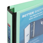 Staples - Reliure Better Binder - 1½ po - menthe-Grâce à la fenêtre transparente, ces reliures sont de bonnes reliures de présentation