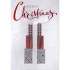 Rosedale - Cartes de souhaits Noël Gold / Enveloppes - 5-1/2 po x 8 po - Cadeaux et Boucle - Paquet de 6-Cartes de souhaits qualité boutique
