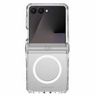 ITSKINS - Étui Hybrid_R Hinge Clear avec Magnets pour Samsung Galaxy Z Flip8-Compatible avec les chargeurs et accessoires MagSafe