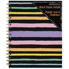 Merangue - Carnet à spirales avec couverture noire-Cahier spirale