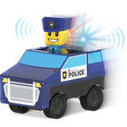 Magna-Tiles - Ensemble de construction magnétique Poste de police 35 pièces-Toujours compatibles: Toutes les pièces sont compatibles et complémentaires à tous les autres ensembles MAGNA-TILES, y compris les ensembles Patrouille policière et Caserne de pompiers