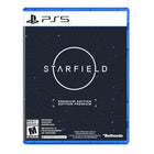 Starfield Édition Premium pour PlayStation 5 -L'édition premium comprend : jeu de base Starfield, DLC d'histoire Terran Armada (dès sa sortie), extension d'histoire Shattered Space, 1 000 crédits Creation, pack d'apparences Constellation : fusil laser Equinox, combinaison spatiale, casque et jet-pack, et accès au livre d'art et à la bande originale numériques de Starfield