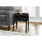 Monarch Specialties - 3590 Table D'Appoint - 23 po H/Marbre Noir/Metal Noir-2