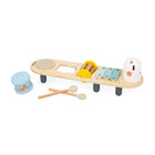 Janod - Doux Cocon - Pupitre à musique Caterpillar-Conception amusante et colorée pour intéresser les jeunes enfants.