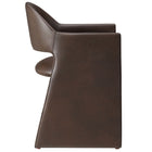Modway - Talia Cuir végane Fauteuil à manger - Espresso-Entièrement assemblé