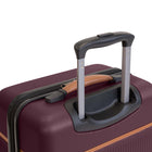 Bugatti - Valise de cabine à coque rigide 21.50po de la collection Cannes - Figue-Intérieur doublé avec panneau séparateur, poche pratique. et sangles de maintien pour garder le contenu organisé et bien en place