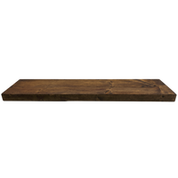 Entrepot La Grange - Tablette flottante 36 x 8 x 2 po - avec quincaillerie - Noyer moyen-Support inclus