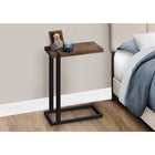 Monarch Specialties - 2853 Table D'Appoint - Faux Bois Brun/Metal Noir-3
