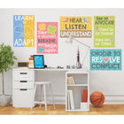 TREND enterprises, Inc - Affiches d'apprentissage « Prêt à grandir » - Lot de 8-Facile à perforer, se fixe au mur avec du ruban adhésif ou des agrafes. Fabriqué en papier durable et plat
