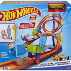 Mattel - Coffret de piste Mattel Hot Wheels Action Figure-8-Réglez le déviateur avant de charger le lanceur à frapper et d'envoyer le véhicule Hot Wheels inclus sur une piste de plus de 1 m (2 pi) de haut.