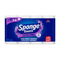SpongeTowels - UltraPRO taille au choix double - Paquet de 8 -Extra fort et absorbant