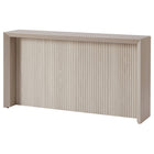 Hudson&Canal - Console Piedmont 56" de largeur - Blanc aulne-Le plateau de table a une capacité de poids de 60 lb