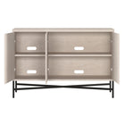 Hudson&Canal - Buffet Brighton 48" L - Aulne Blanc-Nettoyer avec un chiffon doux et sec, sans produits chimiques agressifs ni produits de nettoyage abrasifs