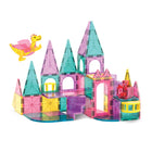 MAGNA-TILES - Jeu de construction magnétique Castle DLX 48 pièces-Sécurité Garantie: Toutes les pièces MAGNA-TILES sont construites pour résister à d'innombrables heures de jeu. Notre treillis de signature empêche la fissuration, tandis que les rivets de fixation gardent les aimants sûrs et sécurisés.